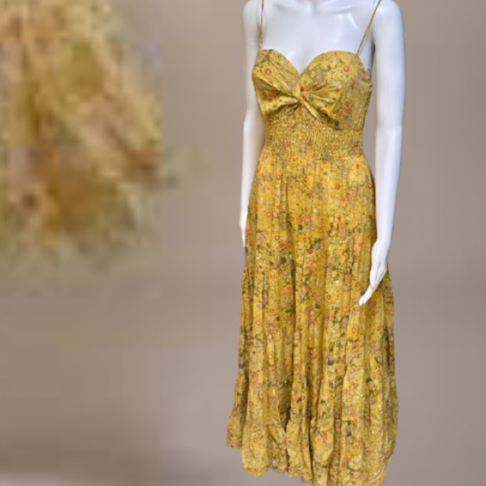 NWT Boho Floral Patchwork Tiered Maxi Dress - Davi & Dani